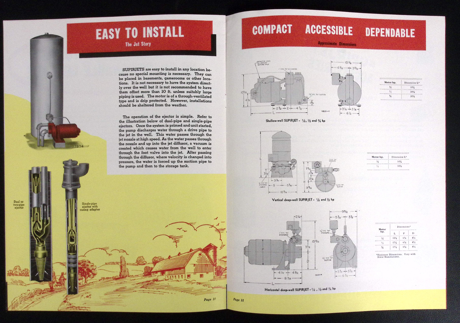 SupirJet Water Systems for Shallow Wells & Deep Wells Ingersoll Rand Brochure
