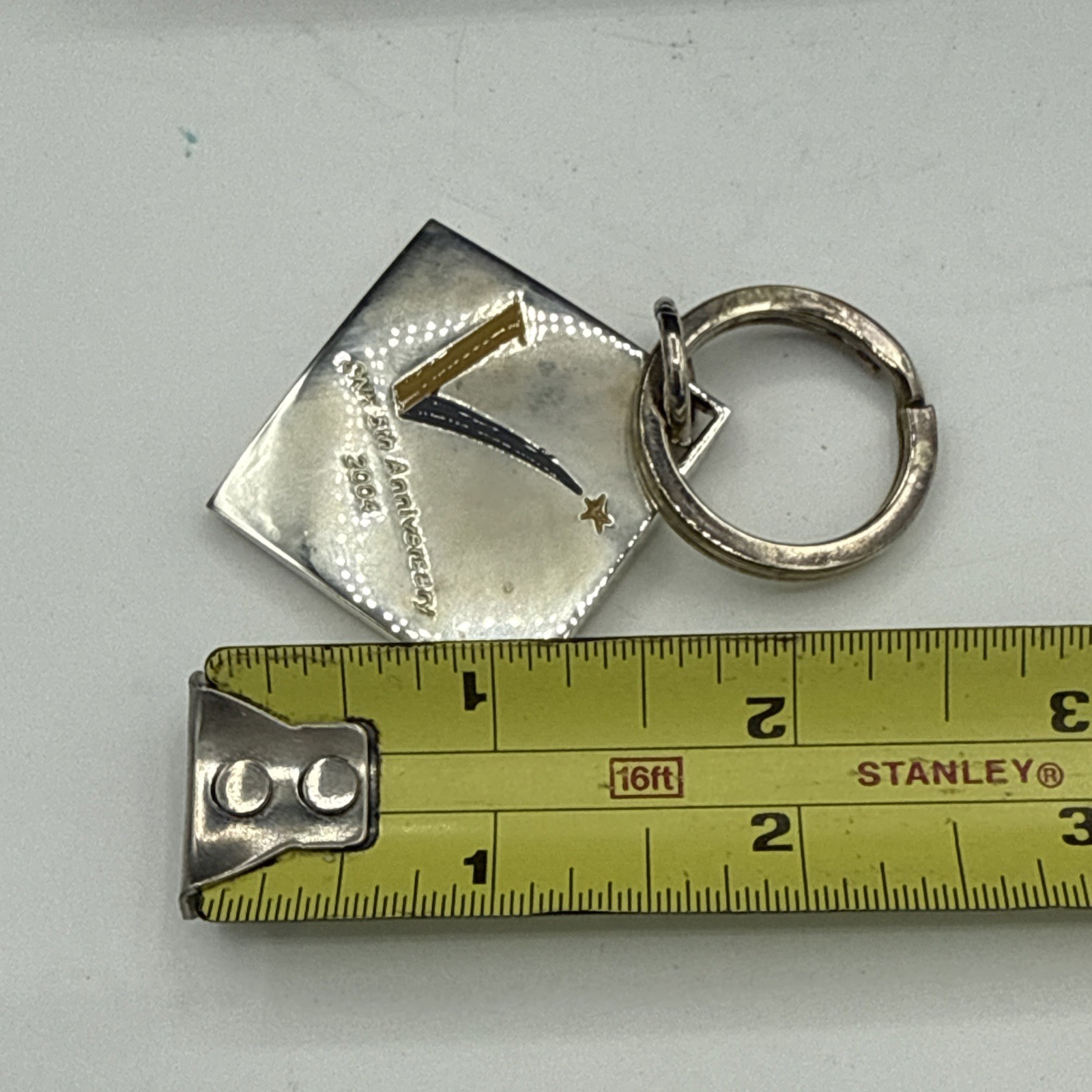 RARE CNH Capital CASE 5th Anniversary Silver Metal Promo Keychain in Box
