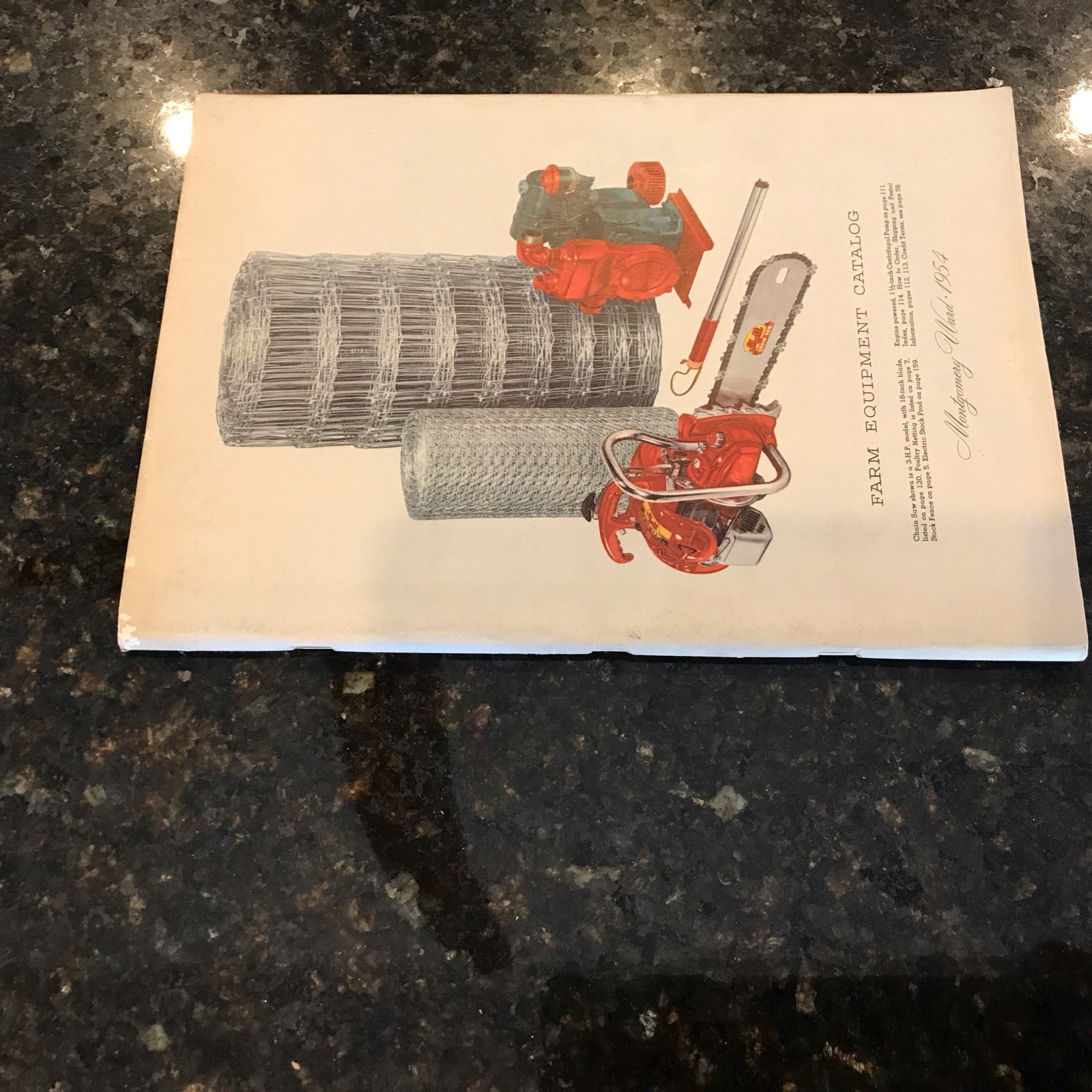 1954 Montgomery Ward Farm Equipment Book Catalog