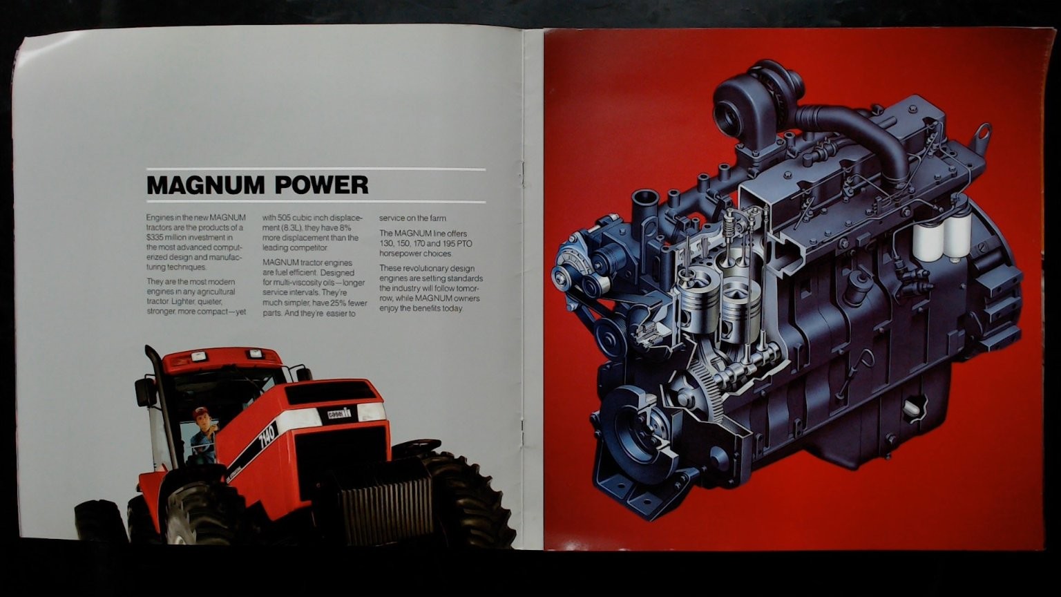 Case IH Magnum Tractor Brochure Vintage Agricultural Advertising