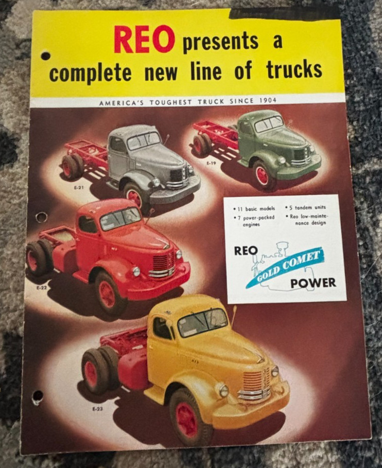REO Trucks Buyers Guide Brochure DCPA26