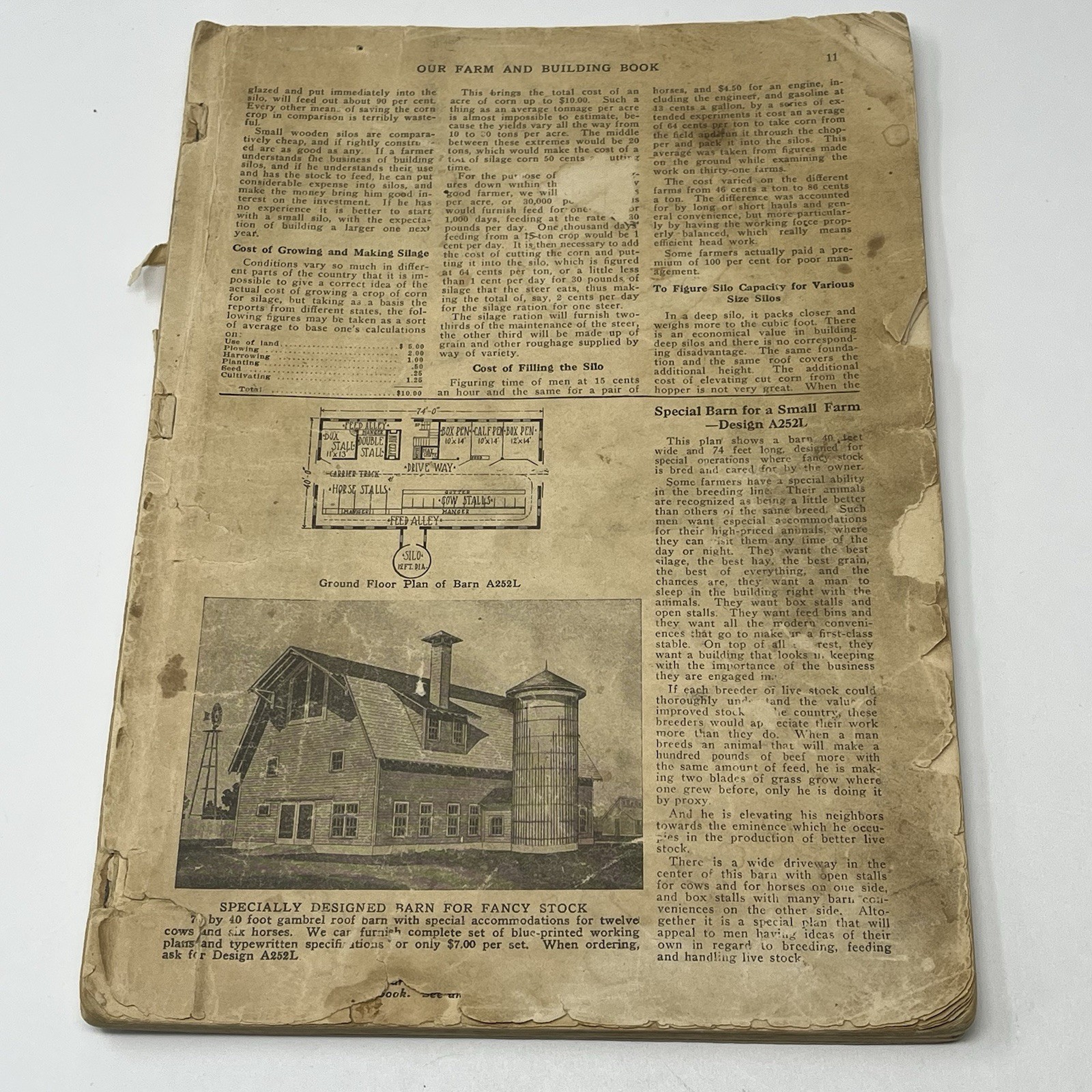 1920&rsquo;s Blueprint Plans Catalog Barns Homes Farm Dairy Cattle Horse Hogs Orchard