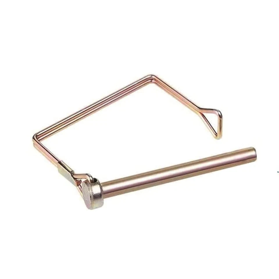 10 Pcs Trailer Coupler Pin 1/4 Inch Diameter 4Inch Long, Heavy-Duty PTO Shaft Lo