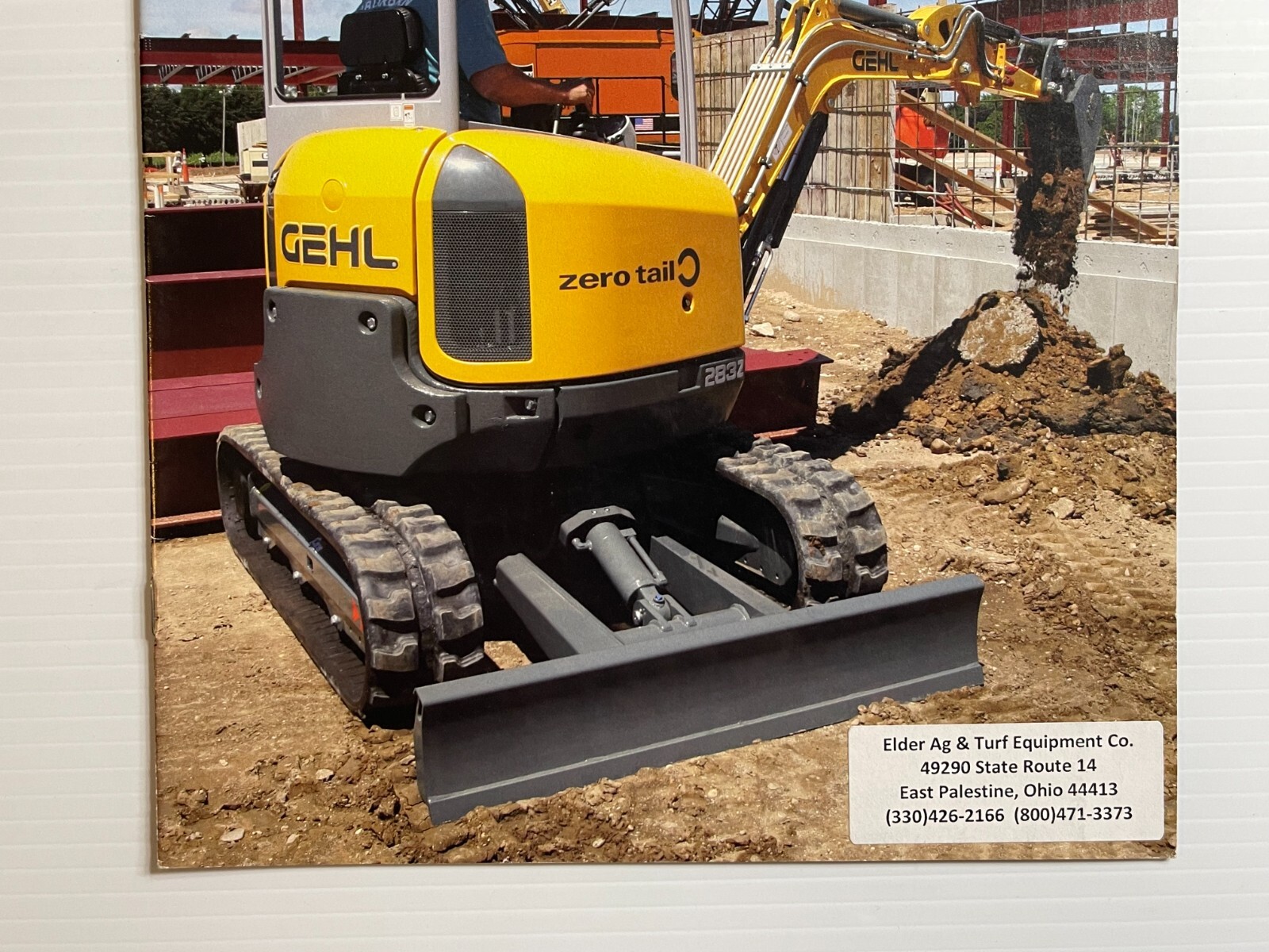 GEHL Compact Excavators Full Line Sales Brochure (Original Brochure) *2008*