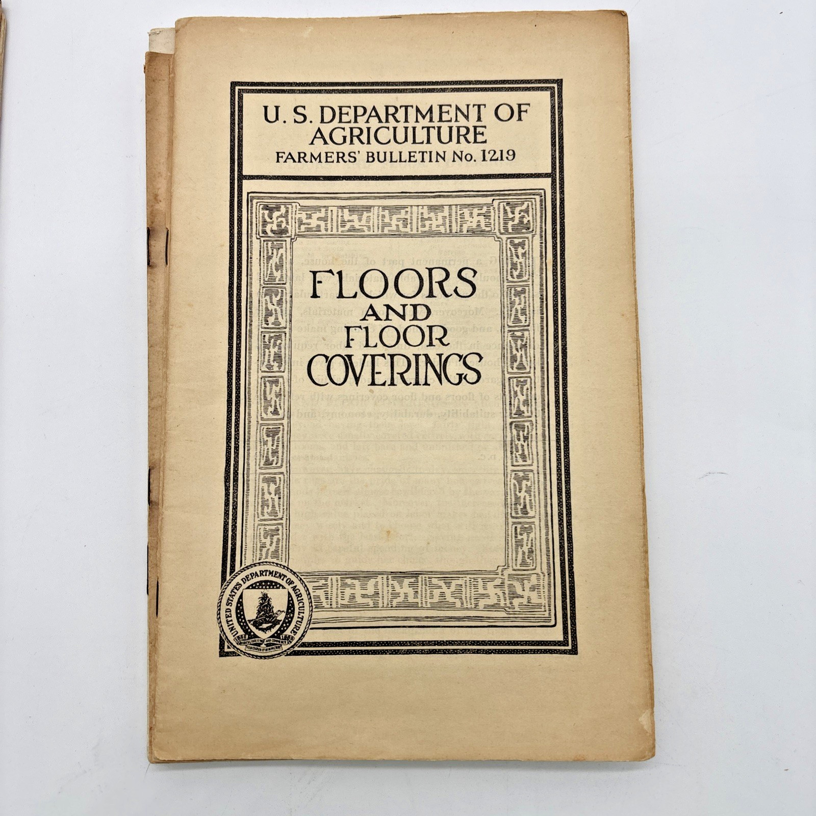 1898, 1900’s-1930&rsquo;S U.S DEPARTMENT OF AGRICULTURE FARMERS&rsquo; BULLETINS LOT OF 14