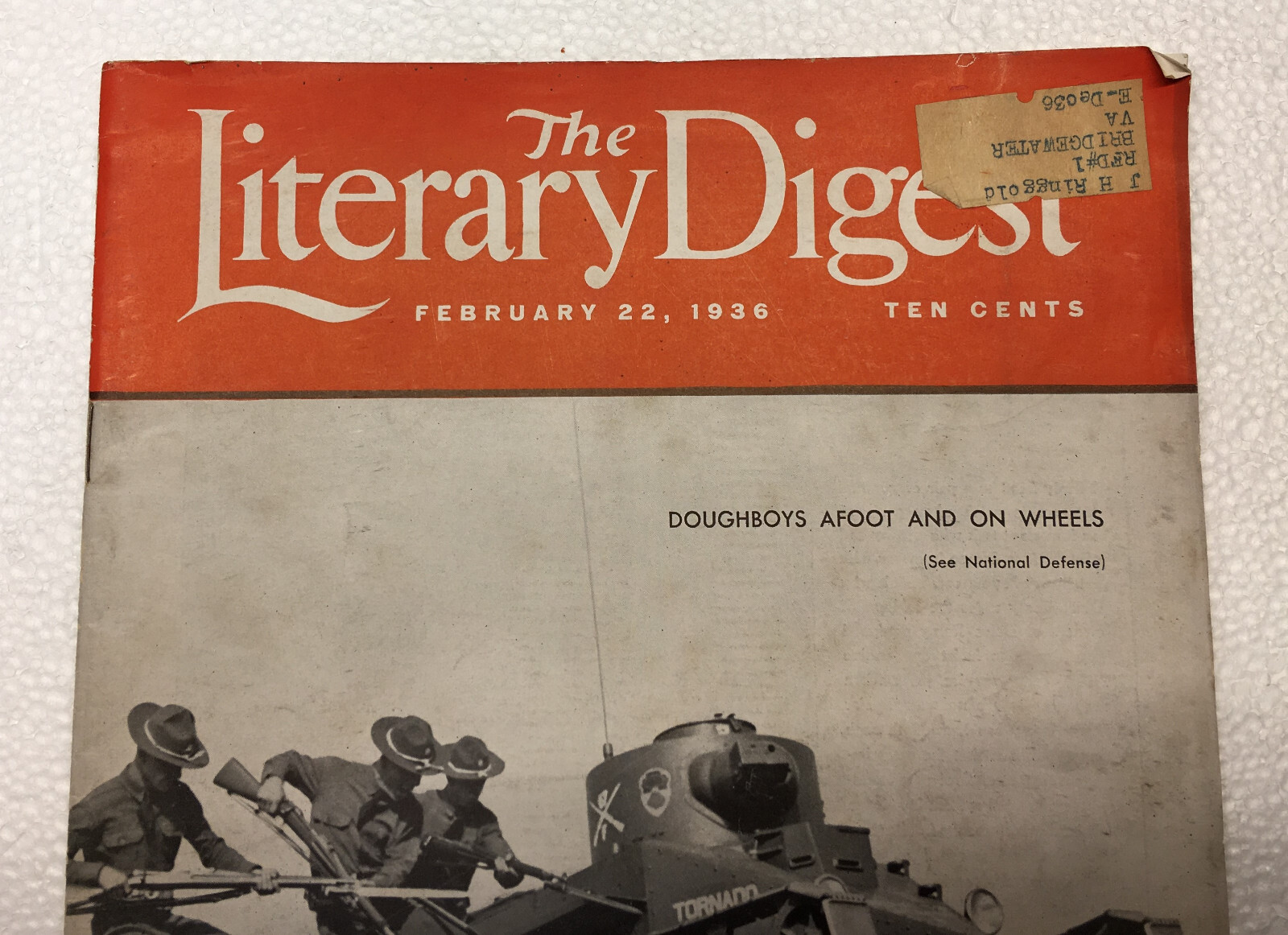 THE LITERARY DIGEST MAGAZINE — FEBRUARY 22, 1936