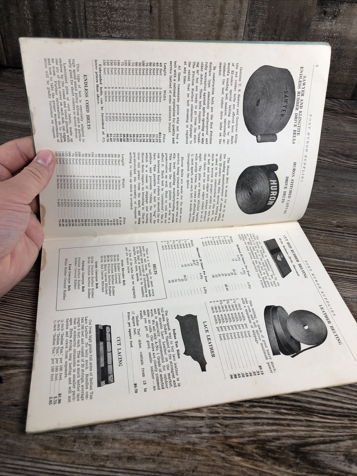 Vintage Port Huron Machinery Company Supplies No. 41 Price List Catalog