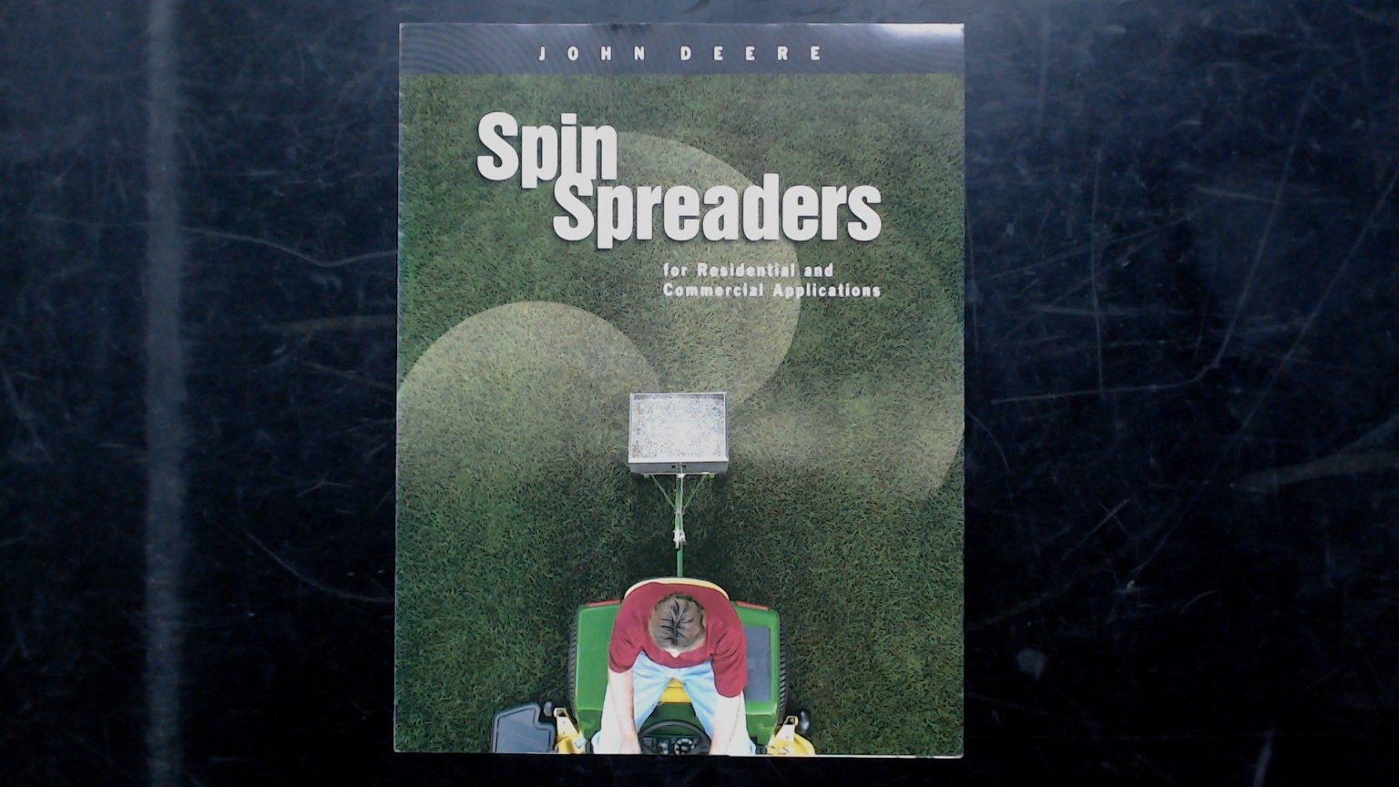 John Deere Spin Spreaders Brochure Vintage Agricultural Advertising