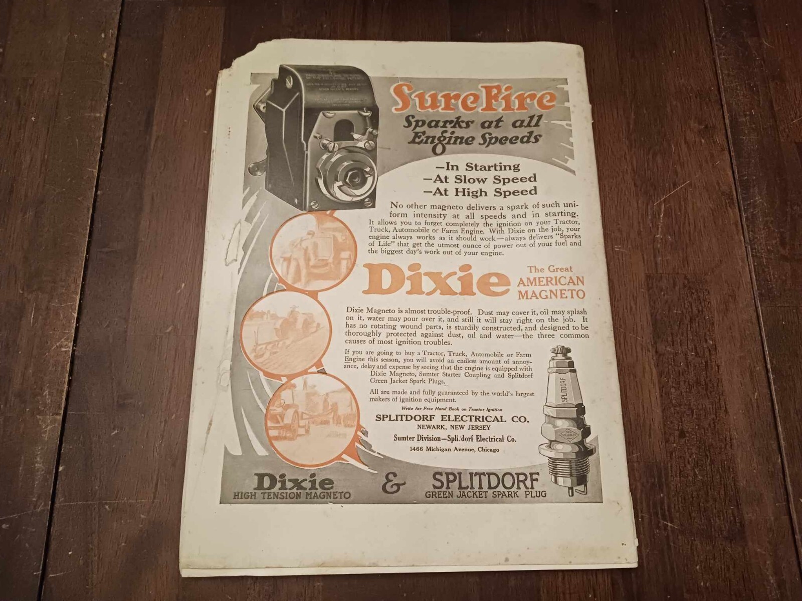 Vintage Magazine Power Farming June 1919 Ads Photos Farming News