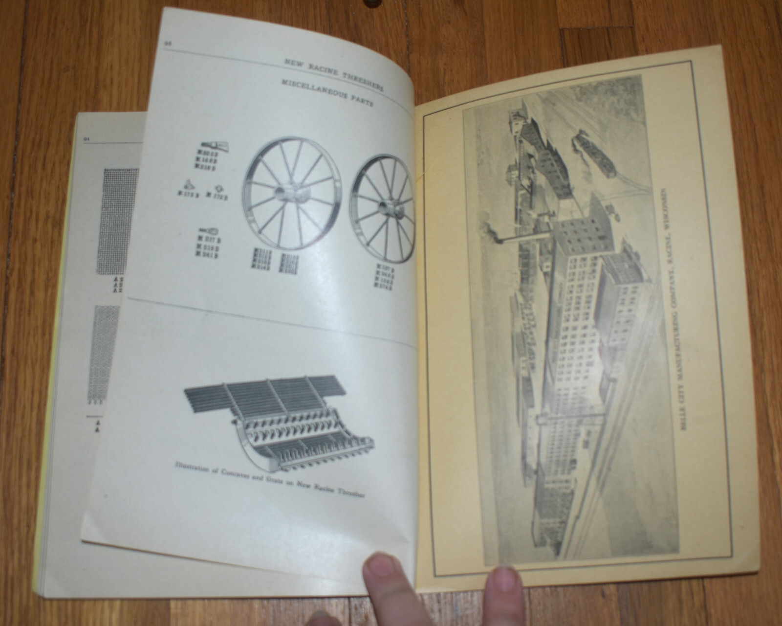 Vintage 1925 New Racine Threshers Farm Catalog Price List Repair Parts Tractors