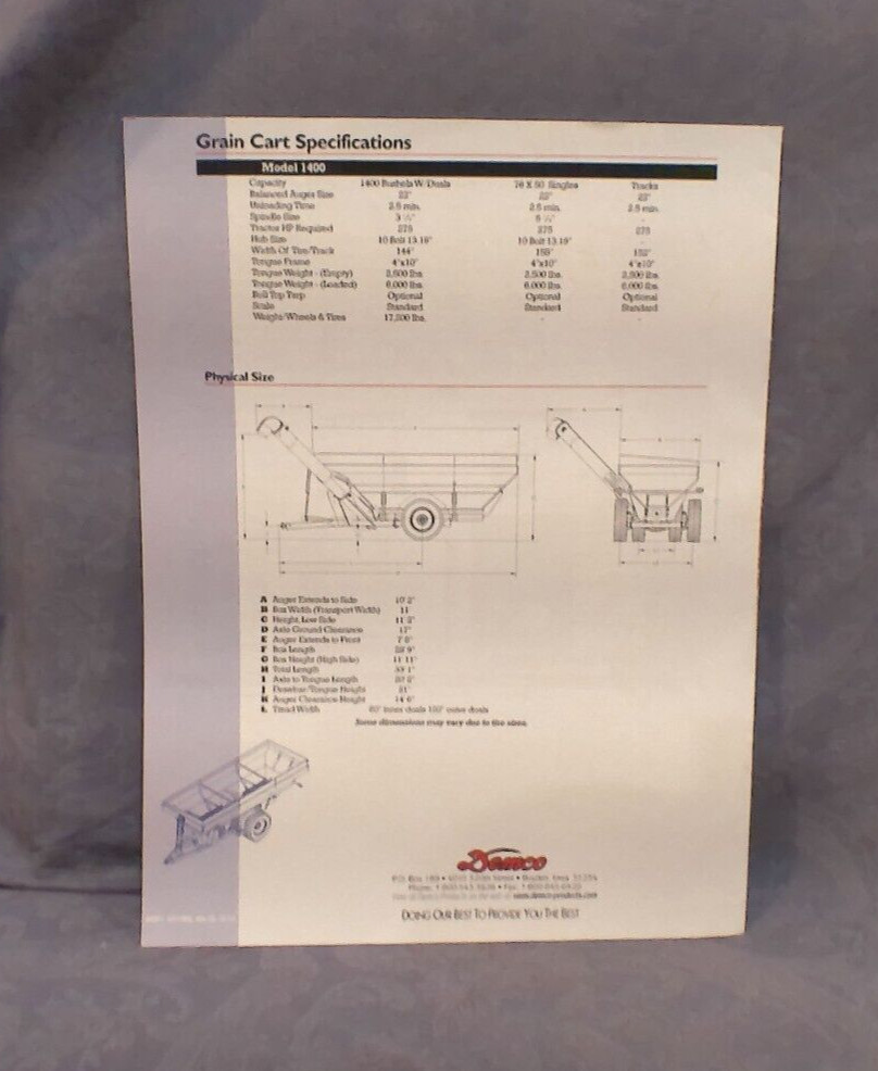 Demco 50 Years 2014 Grain Carts And Wagons Sales Brochure