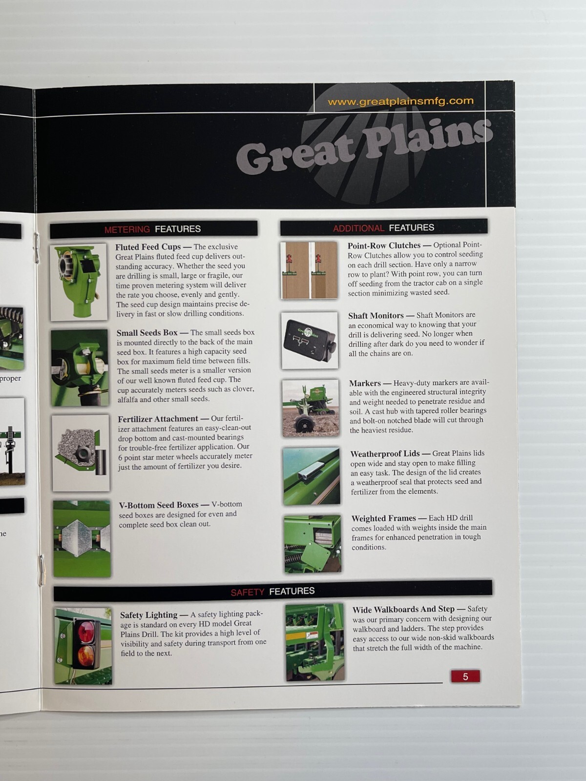 Great Plains- HD Drills / OOHD Drills – Sales Brochure *Original 2000s Brochure*