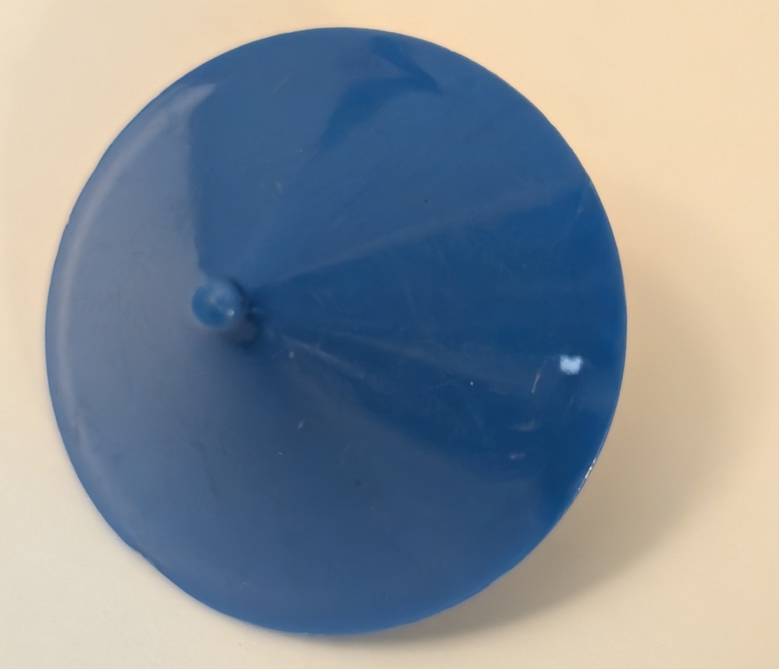 Vintage Blue Seal Feed Spinning Top – Promo Ad Toy – Farm Animal Nutrition Feeds