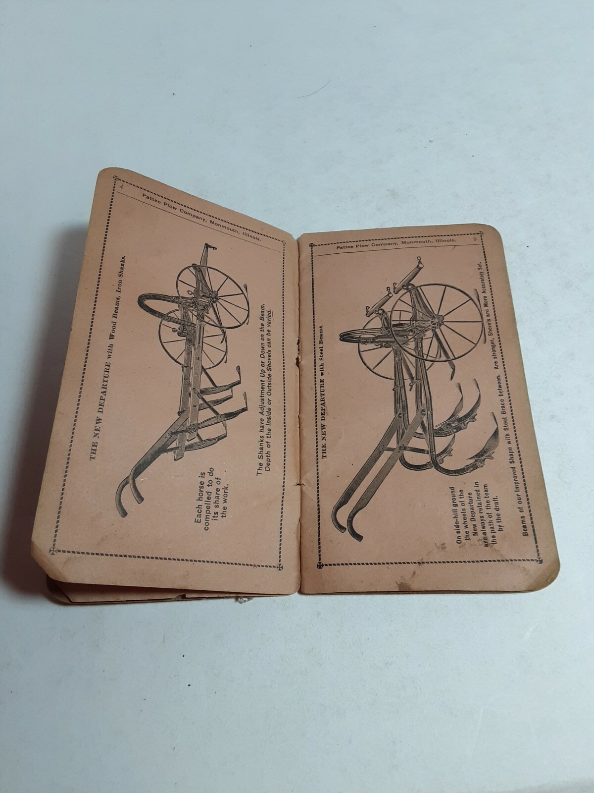 The Pattee Plow Company New Departure 2 Horse Walking Cultivator Brochure