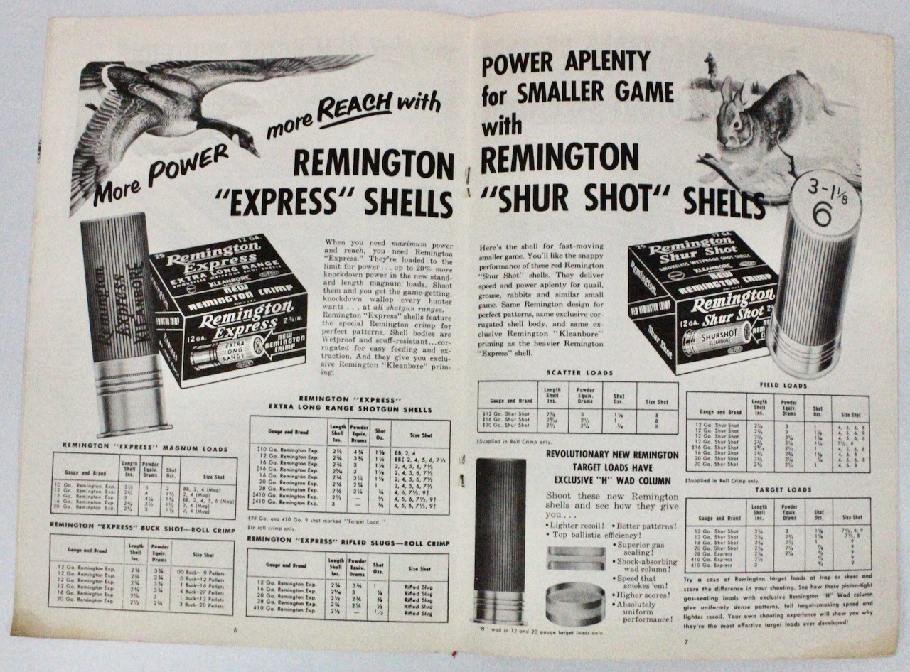 Original 1948 Remington Sporting Firearms Ammunition Traps and Targets Catalog
