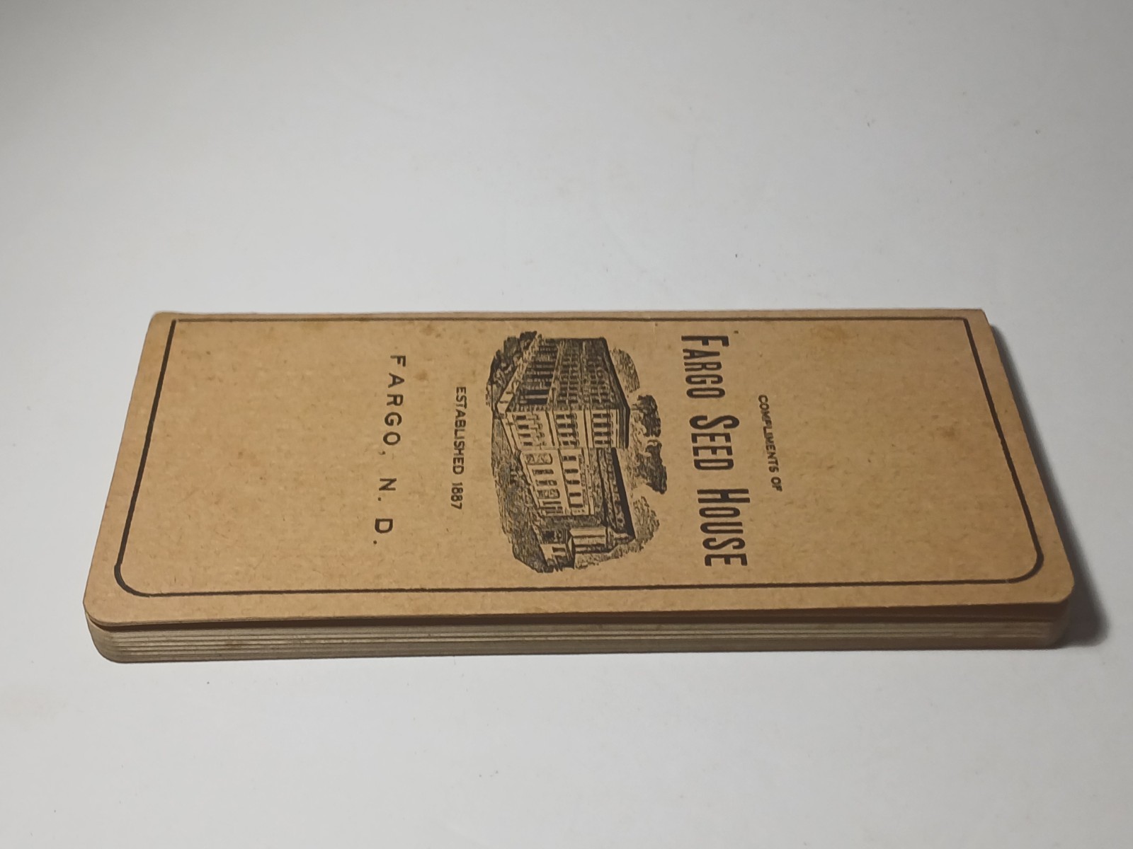 1913 Vintage Antique Fargo North Dakota Seed House Farm Ledger Book Magill & Co.