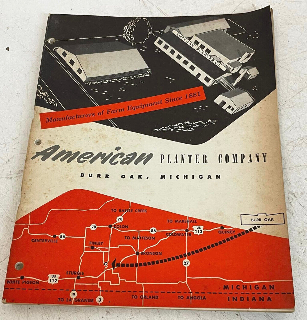 Vtg 1958 American Standard Planter Farm Equipment Brochure Catalog and Inserts