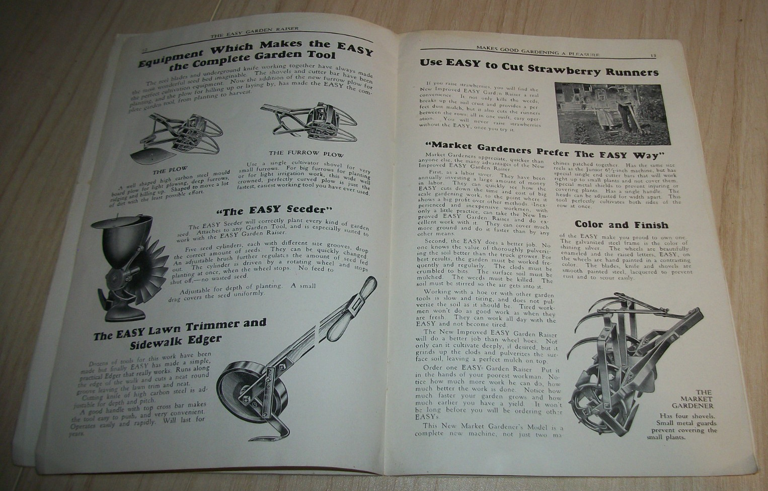 VINTAGE 30s-40s BETTER GARDENING BROCHURE EASY MFG. CO. LINCOLN NEBRASKA 19 PAGE