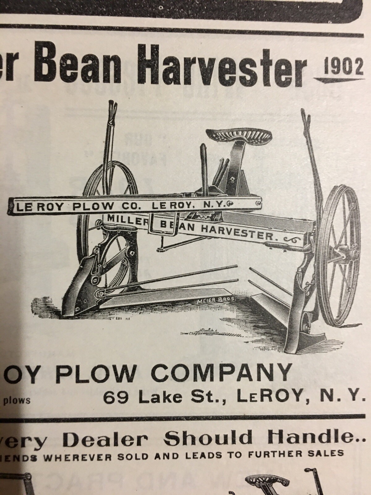 Detailed 1902 Farm Advertising Steel Wheels Wagons Wine Press Machinery Farming