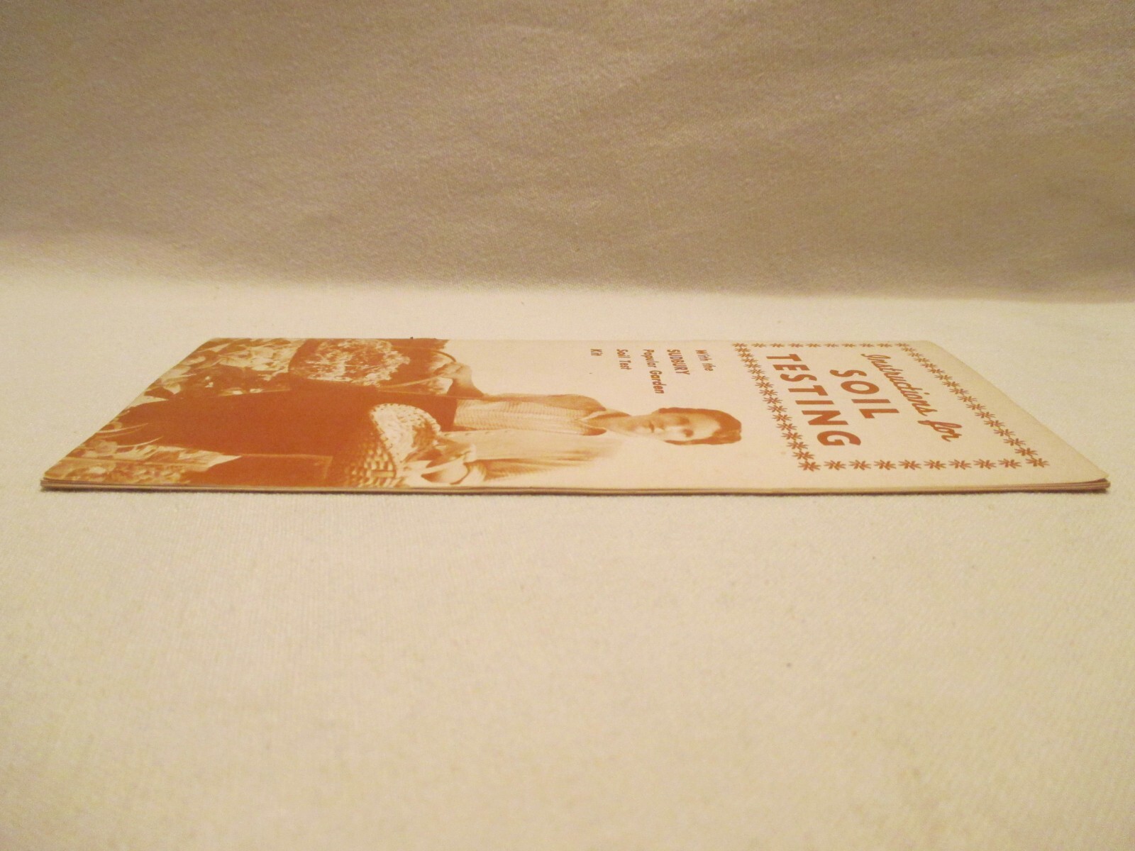 Instructions for Soil Testing-Sudbury Garden Soil Test Kit Vintage Booklet
