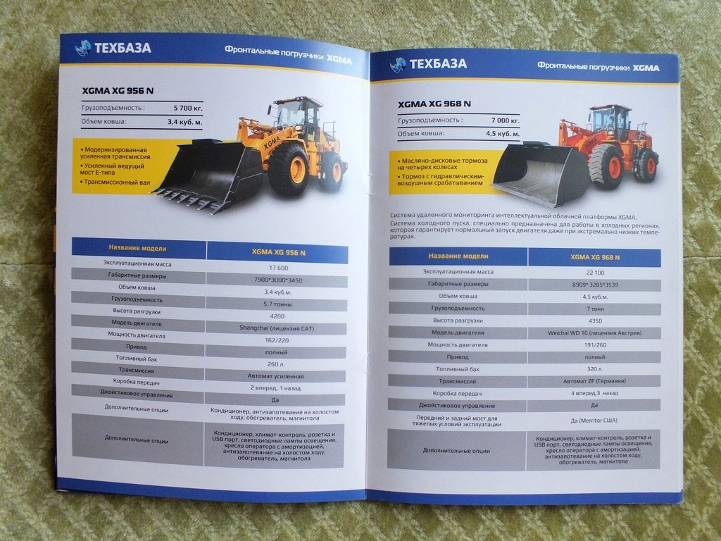 XGMA Excavators Loaders Graiders Road Rollers Catalog Brochure 2024