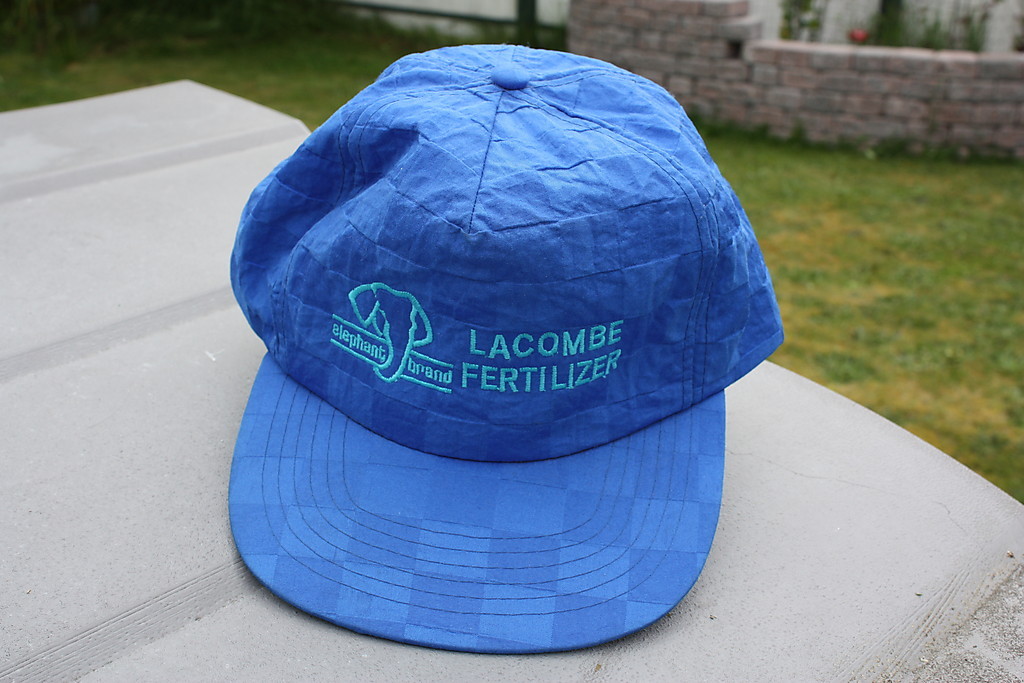 Ball Cap Hat – Lacombe Fertilizer – Elephant Brand Alberta Farm Supply (H783)