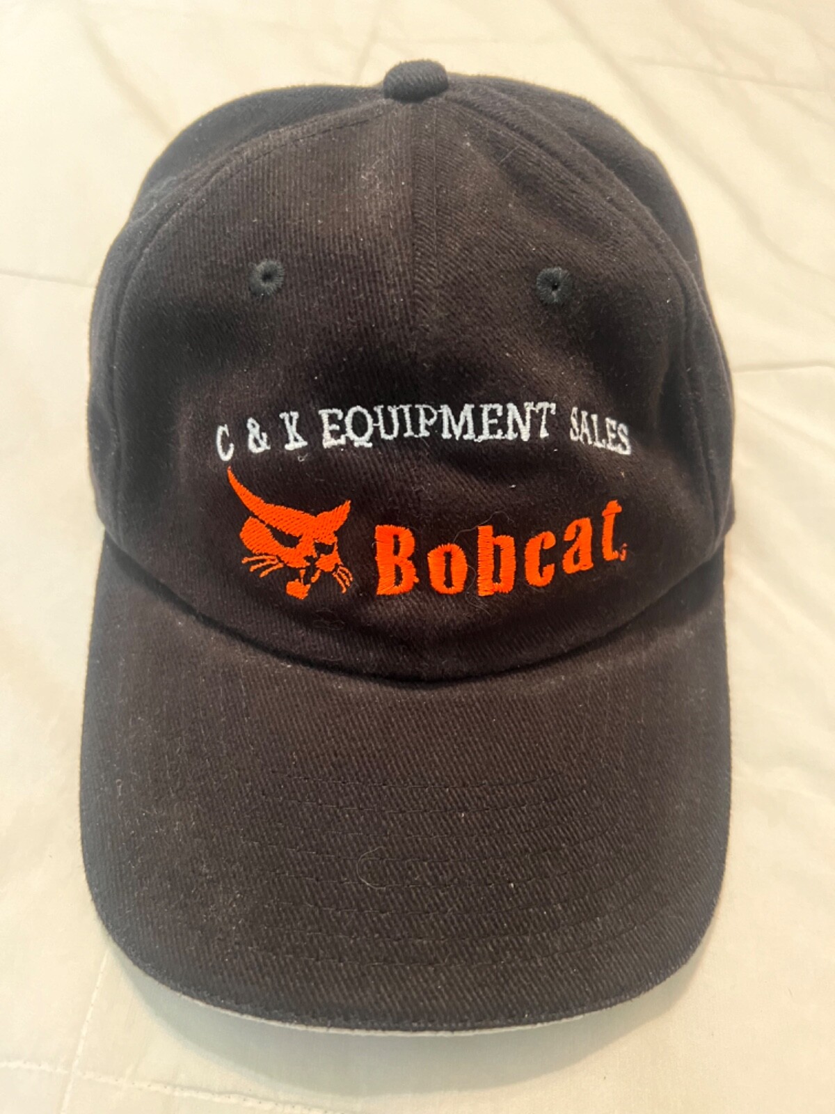 Bobcat compact Tractor Farm Baseball Hat Cap C & K Equipment Sheridan Wyoming