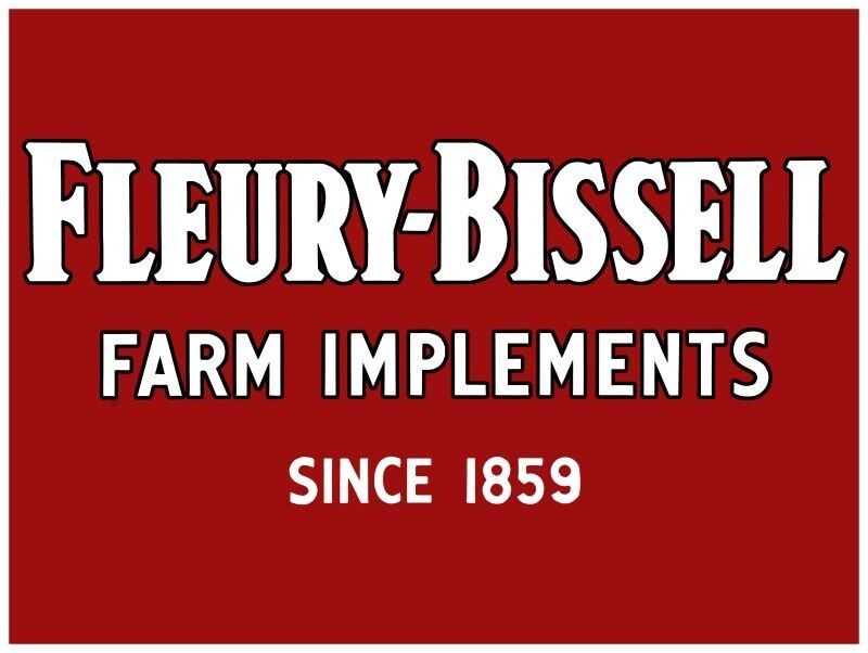 Fleury Bissell Farm Implements, Since 1859 NEW METAL SIGN: 9×12&Prime; Free Shipping