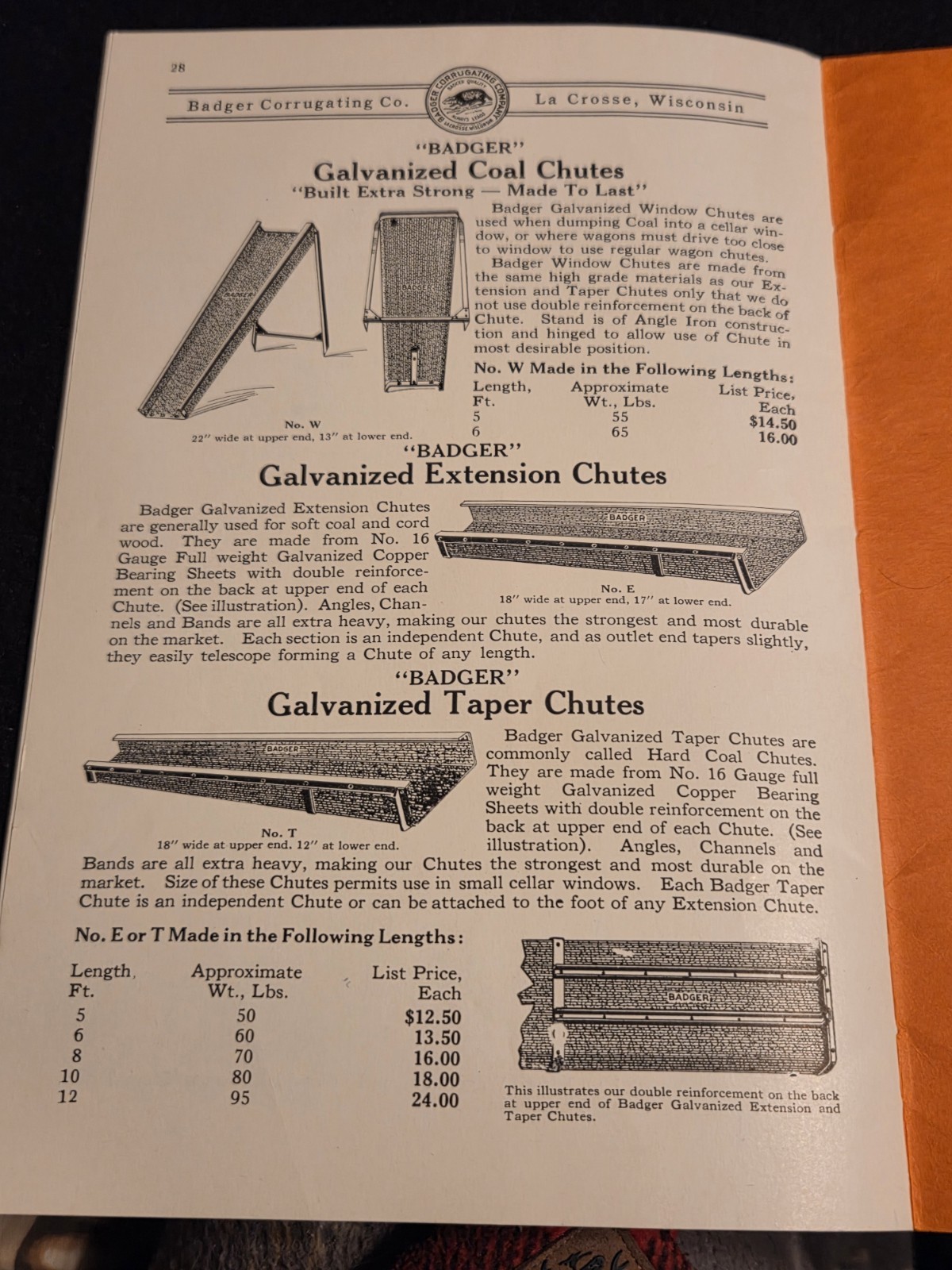 1935 Badger Corrugating Co. Steel Tanks & Troughs Catalog Threshing Wagon