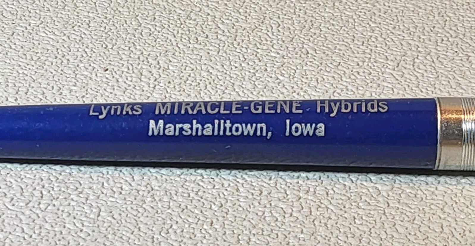 Vintage Advertising Pen ~ Lynks Miricale Gene Hybrid ~ Marshalltown, Iowa. AP-11