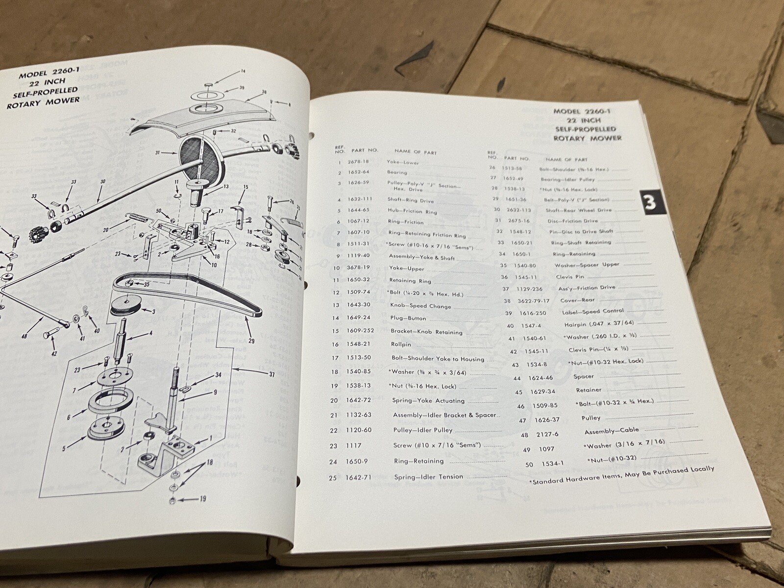 1973 Yard-Man Service & Parts Manual w/ Illustrations – Push Mower, Tractor, Etc
