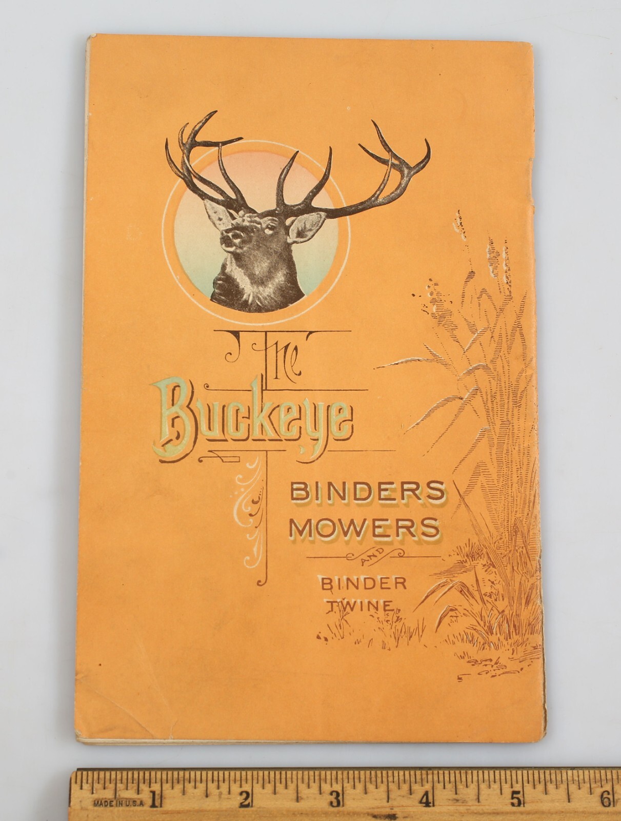 1892 Buckeye Binders Mowers Catalog Aultman Miller Co. Akron Ohio In German