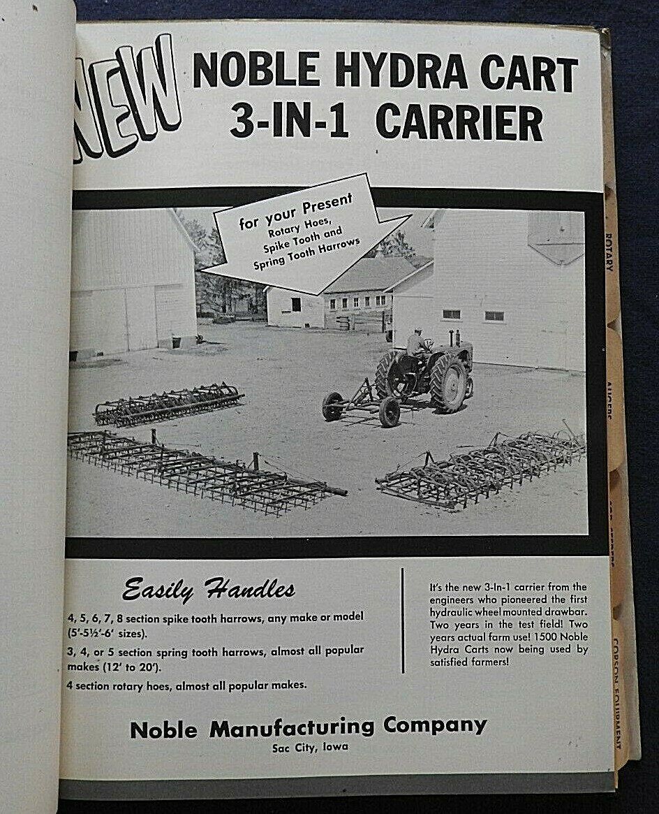 1958 Port Huron Farm Equipment Catalog Martin & Kennedy St. Louis MO Missouri