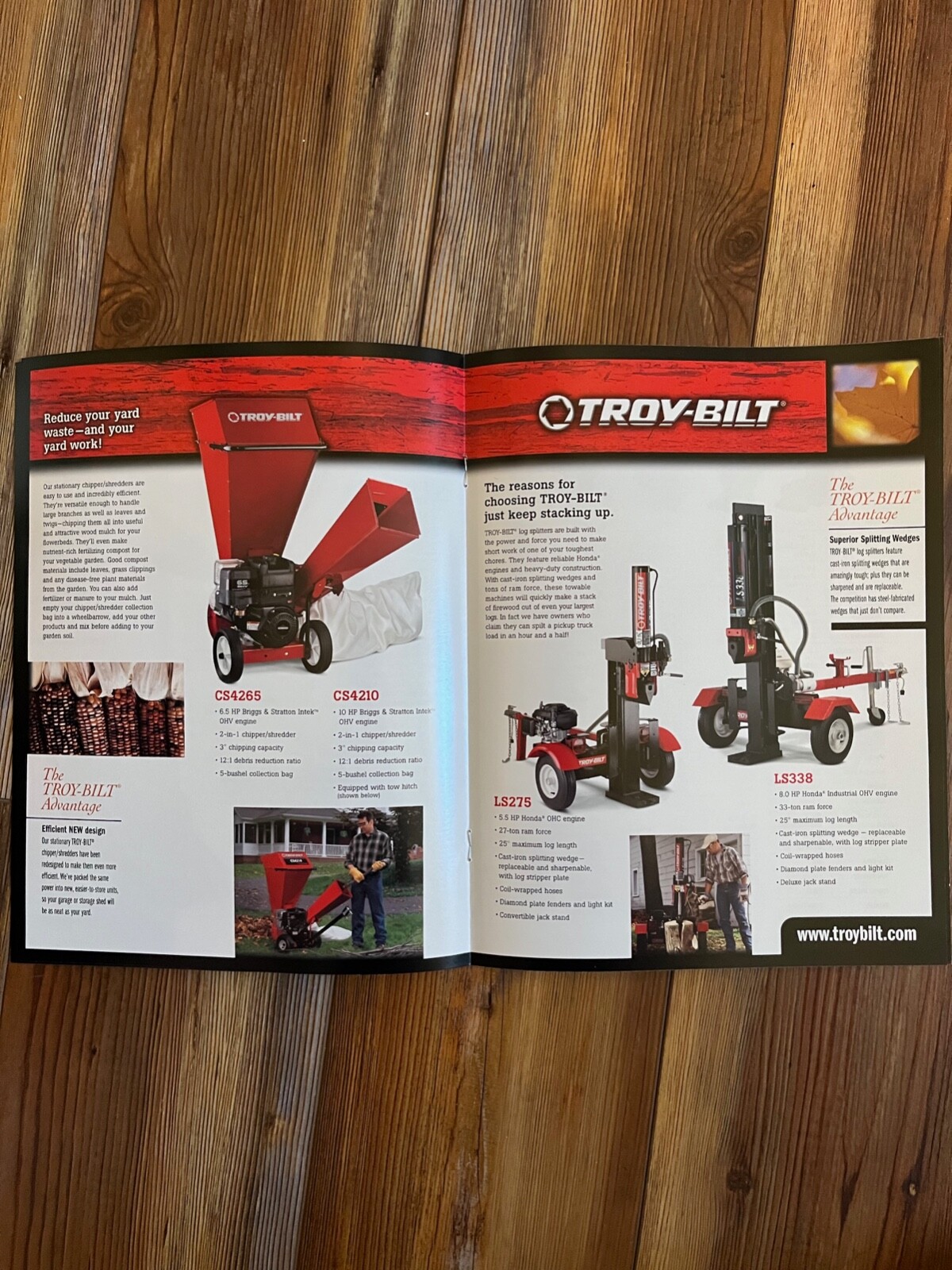 2003 Troy-Bilt Chore Performers sales brochure