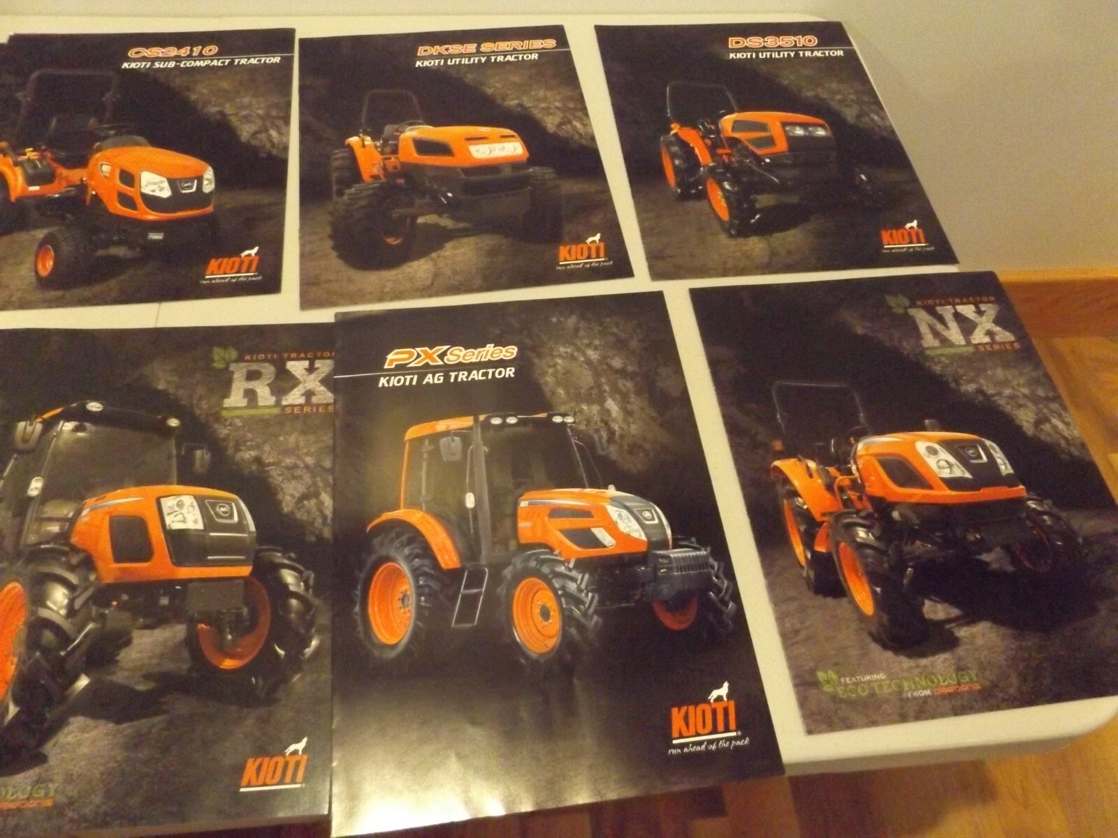 9-pc. KIOTI COMPACT, SUB-COMPACT, UTILITY TRACTORS, 2013-2014