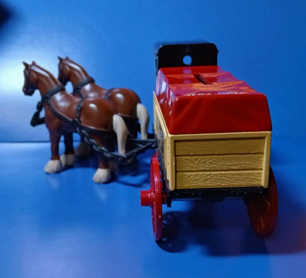 ERTL🔥Farmer&rsquo;s Almanac🪙Horse and Delivery Wagon Bank🪙