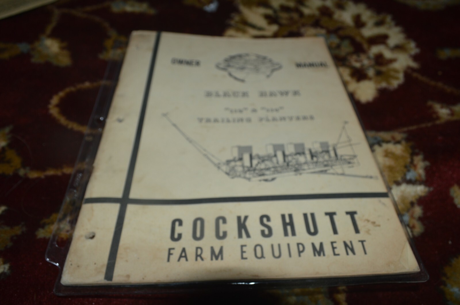 Cockshutt 112 114 Black Hawk Corn Planter Operator&rsquo;s Manual FCCA