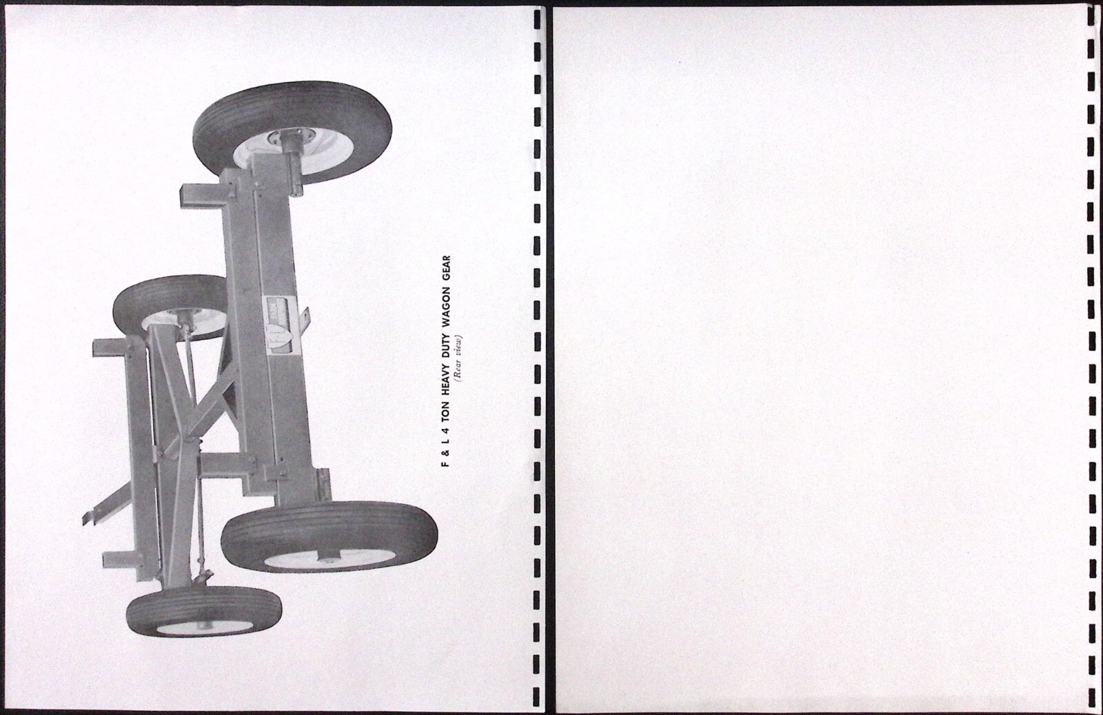 1953 Foley & Lavish Heavy Duty Deluxe Wagon Gear Brochure F&L Farm Equipment