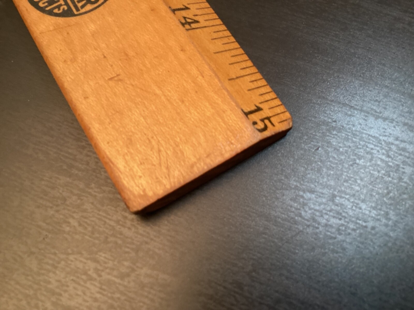 VTG 15&Prime; WOOD RULER YETTER MFG CO COLCHESTER IL FARM EQUIPMENT PRODUCT LINE