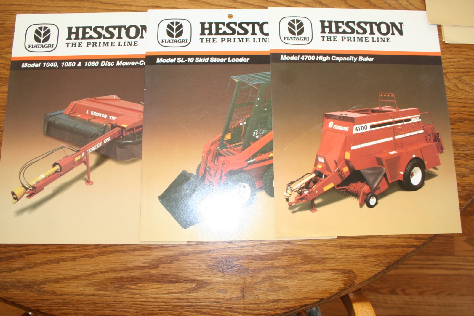 9 – HESSTON FARM EQUIPMENT BROCHURES