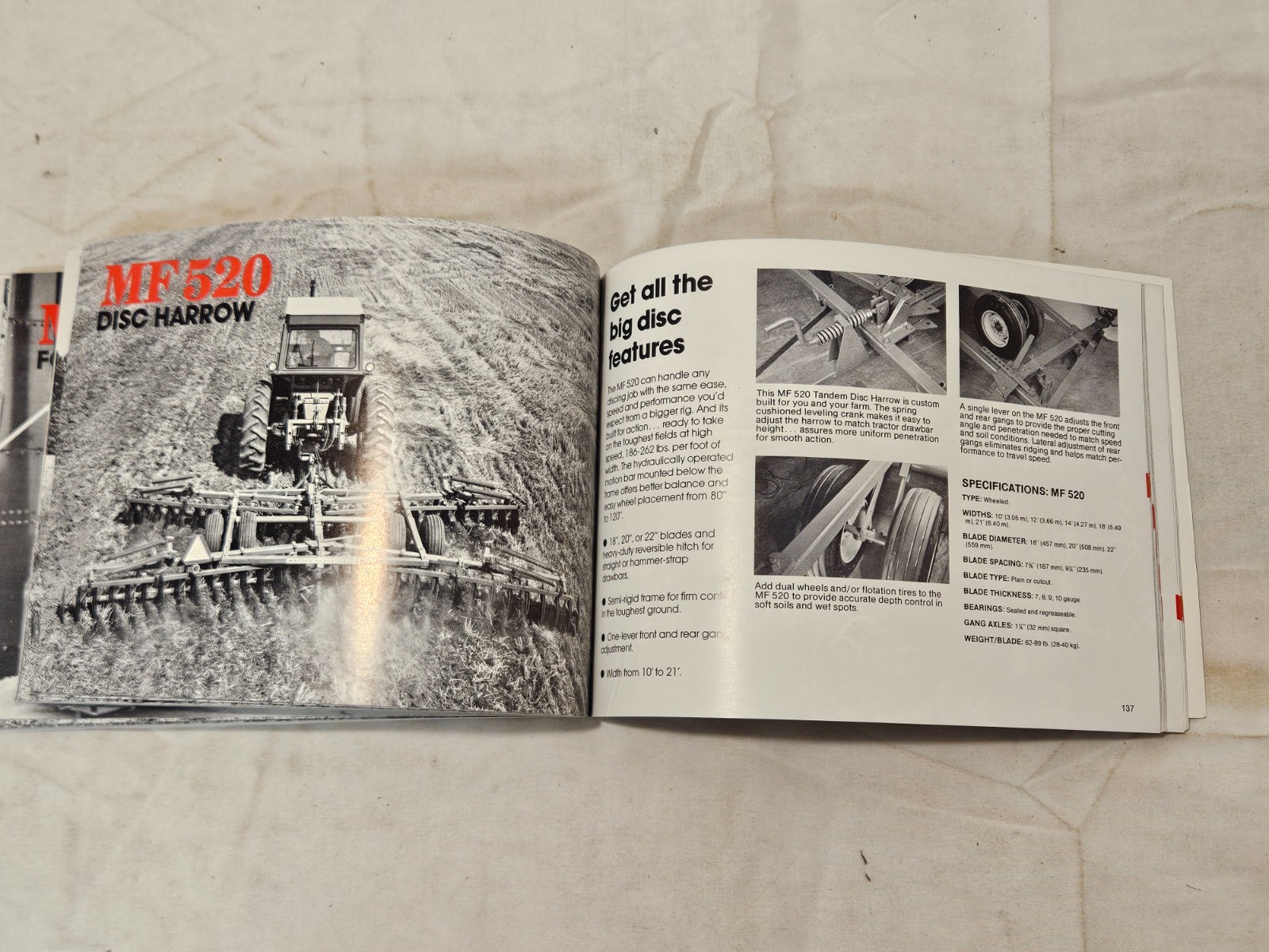 MASSEY-FERGUSON FARM MACHINERY GUIDE 1978 EDITION 212 PAGES