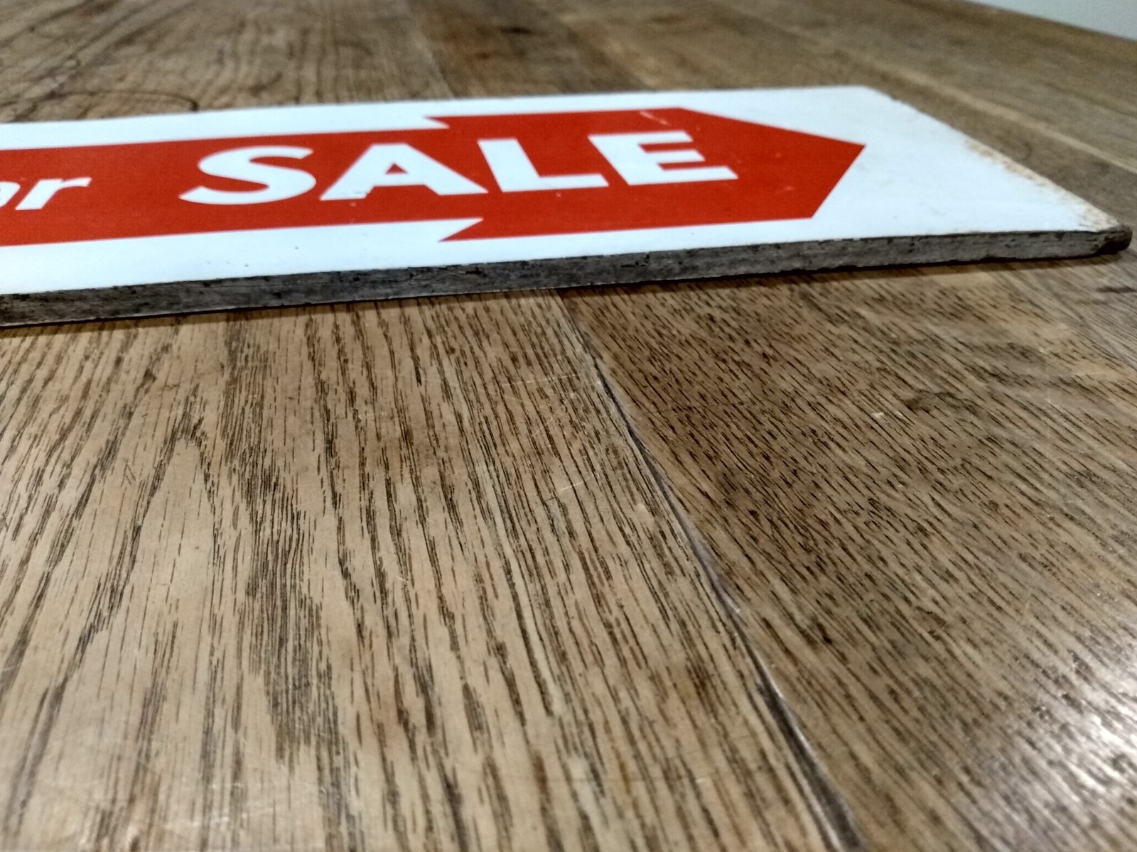 Vintage Farm for Sale Advertising Double Sided Sign Farmhouse Decor