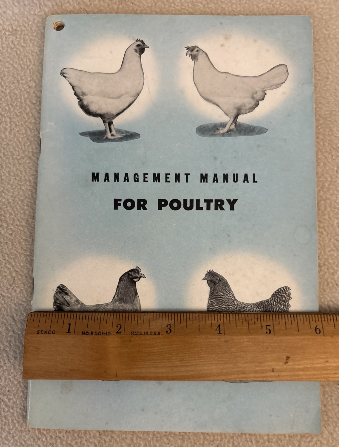 Vintage Poultry Management Manual ~ McMillen Feed Mills 1950