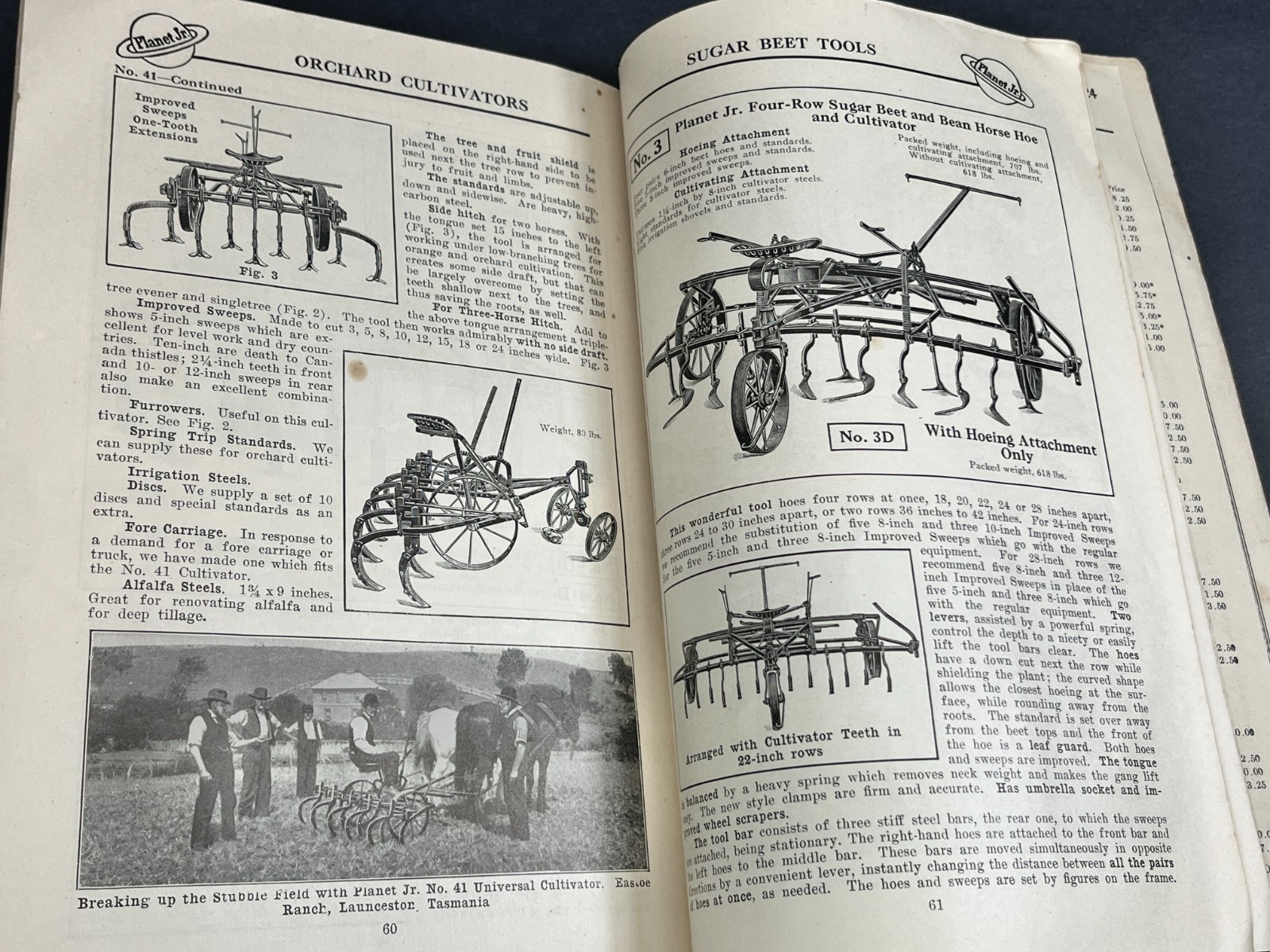 Planet Jr Farm and Garden Tools #51 Catalog 1920s Cultivators Equipment + Insert