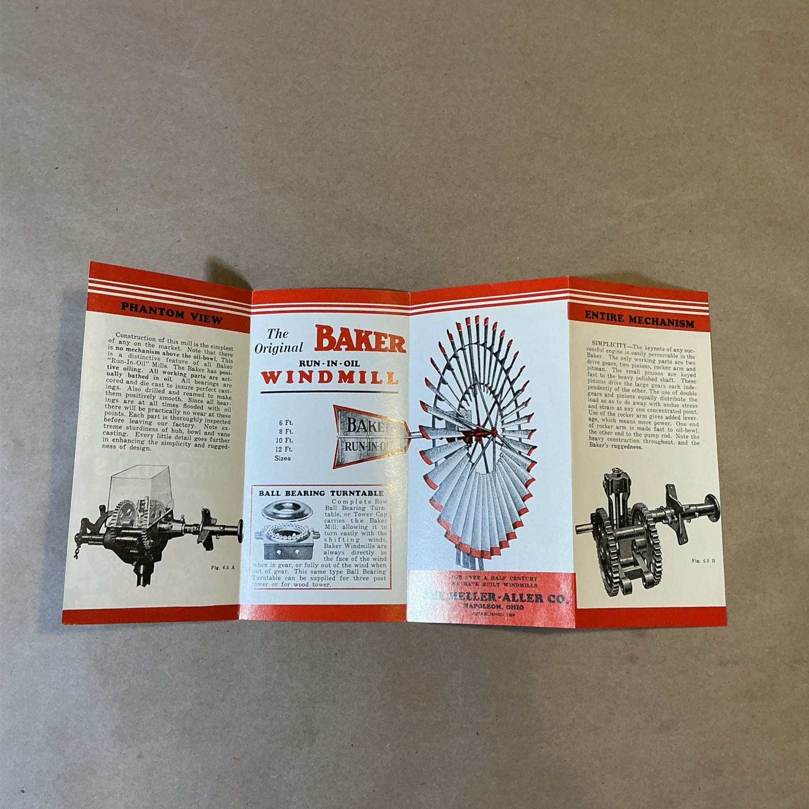 Group Of 7 Heller Aller Co. Brochures 1950s And Before Napoleon Ohio INV-P1162