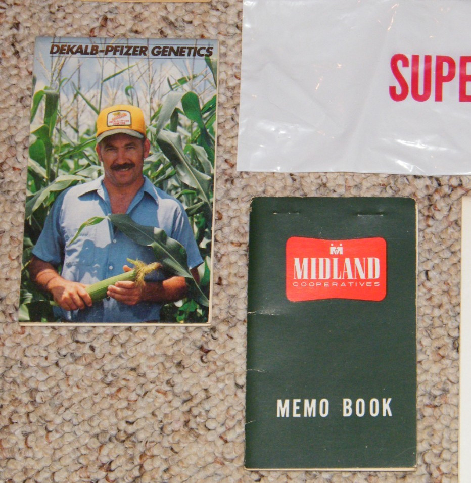 Vintage Agriculture Farm Petro Lot ABS Cenex APCO Pfister Hybrids Dekalb Midland
