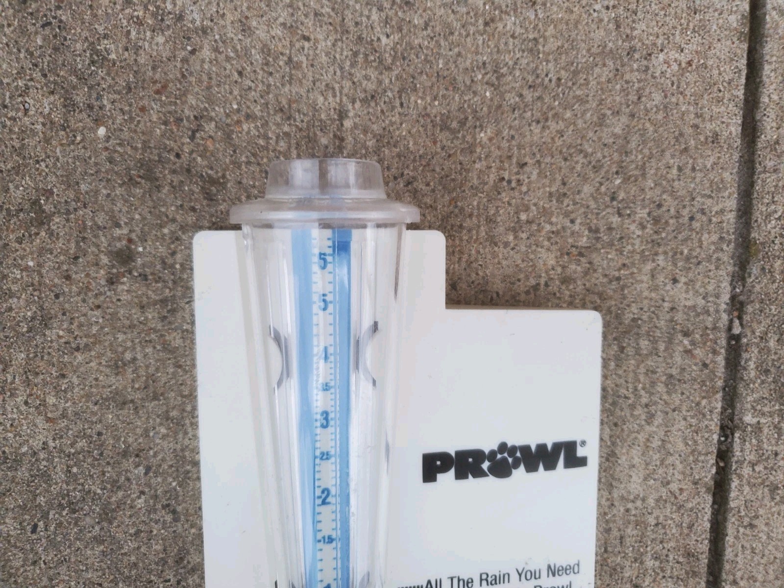 Plastic Rain Guage Prowl Farm Weed Herbicide Corn Soybeans