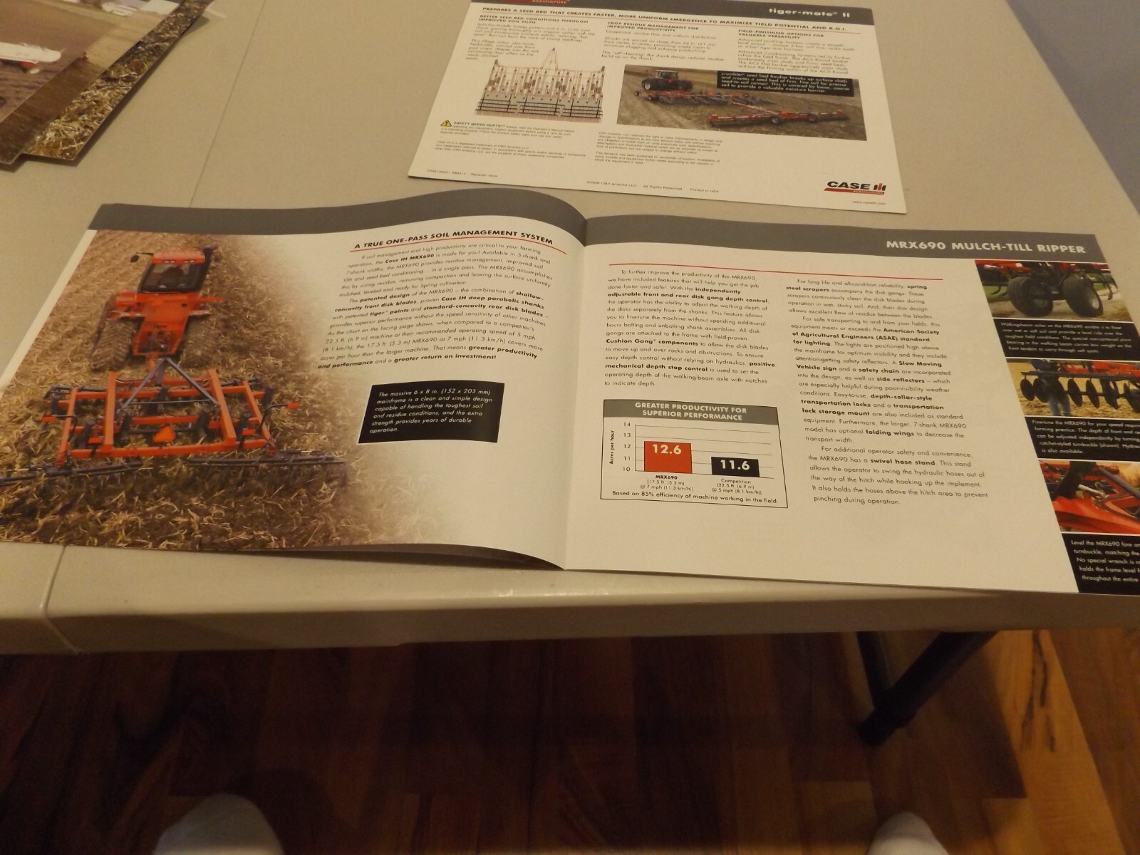 2-pc. CASE-IH TILLAGE EQUIPMENT, LIT #CIH6130303 2003-04, CIH8120401 2004