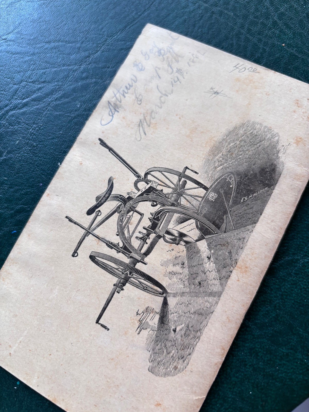 Antique Pattee Plow Co. Walking Cultivator Notebook 1882 Monmouth Illinois 1882