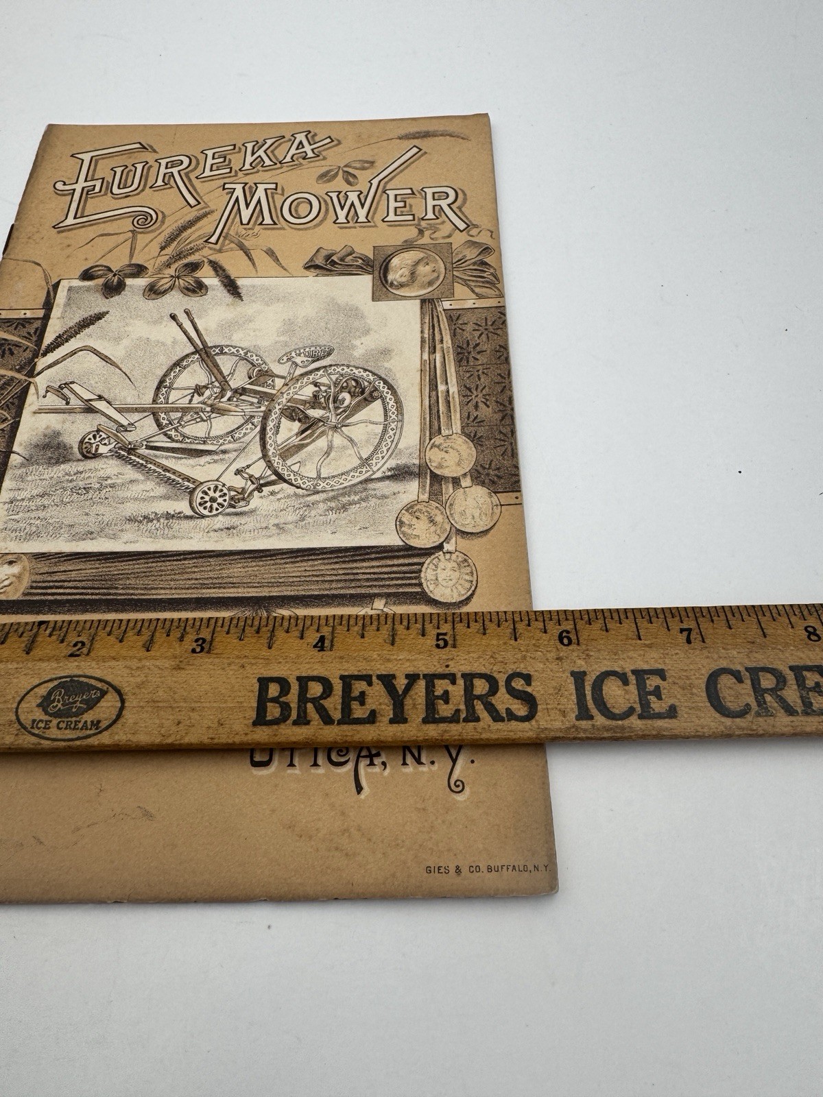 Vintage Eureka Mower Brochure 1889 RARE SHIPS FREE USA
